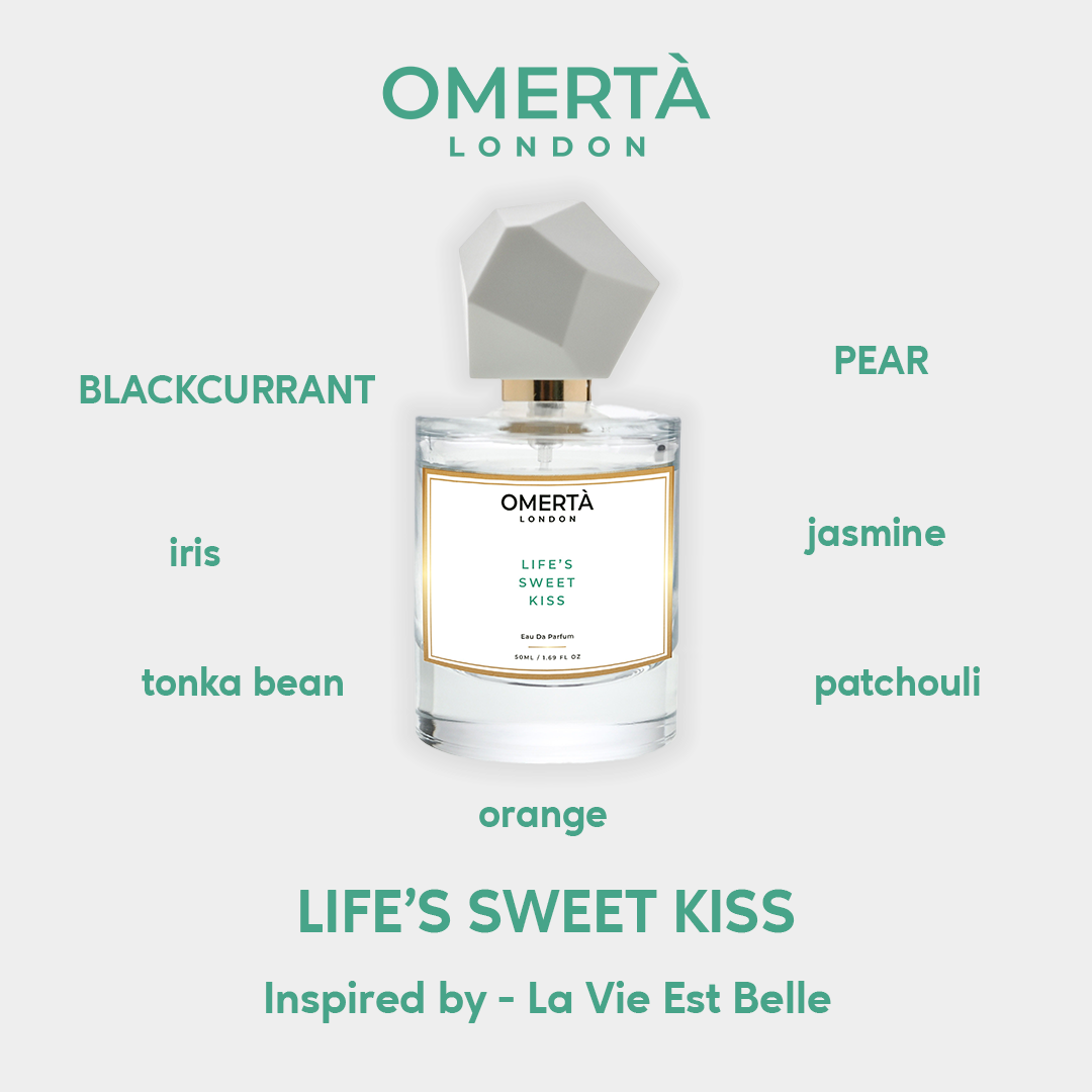 Life's Sweet Kiss Inspired by La Vie Est Belle – Omertà London